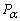 P subscript alpha